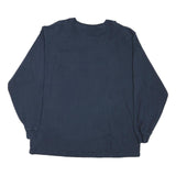 CARHARTT Mens Navy Blue Classic Pocket Long Sleeve Crew Neck XL Cotton Blend