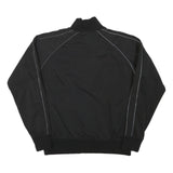 PAUL SMITH Mens Black Zip Jacket L Polyester Blend Plain Casual Lightweight