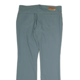 ESCADA Womens Cotton Blue Regular Straight Trousers W36 L32 Stylish Comfortable