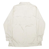 BOGNER Womens Cream Button Jacket UK 14 Polyamide Blend Plain Lightweight