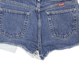 WRANGLER Womens Shorts Blue Denim Cut-Off S W30 Casual Summer Wear