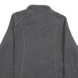 THE NORTH FACE Womens Grey Jacket L Polyester Blend Plain Zip Outdoor Warm