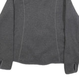THE NORTH FACE Womens Grey Jacket L Polyester Blend Plain Zip Outdoor Warm
