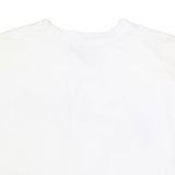 DKNY Womens White New York Printed Crop Top Sleeveless Round Neck UK 10 Casual