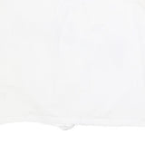 DKNY Womens White New York Printed Crop Top Sleeveless Round Neck UK 10 Casual