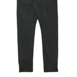 LEVI'S Mens Slim Black Denim Jeans W30 L28 Zip Casual Streetwear