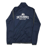 NIKE Mens Navy Blue Cross Country Track Zip Jacket S Polyester Blend Sportswear