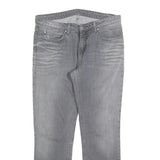 CARHARTT Mens Regular Fit Straight Leg Denim Light W33 L29 Grey Casual Workwear