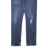 LEVI'S Mens Slim Blue Denim Jeans W30 L27 Zip Classic Fit Straight Leg