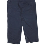 DICKIES Mens Cotton Blend Navy Regular Fit Straight Leg Trousers W30 L30