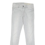ALL SAINTS Womens Jeans Light Grey Slim Skinny Denim Medium W28 L29 Stretch