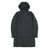 JACK WOLFSKIN Womens Black Outdoor Puffer Jacket S Polyester Blend Zip Hooded