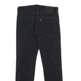LEVI'S 511 Mens Slim Black Denim Dark Jeans W31 L32 Zip Cotton Blend