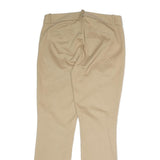 J.CREW Womens Cotton Blend Beige Regular Fit Straight Leg Trousers W28 L27