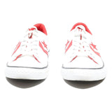 CONVERSE Star Player Mens Leather Lace-Up Trainers White Red UK 5.5 Classic