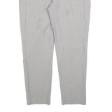 REISS Womens Slim Grey Trousers W34 L28 Zip Closure Smart Formal Workwear