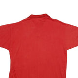 COTTEX Mens Red Short Sleeve Plain XL Cotton Polo Shirt Casual Summer