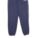 FILA Womens Joggers Blue Slim Tapered S W28 L30 Logo Tape Casual Sportswear
