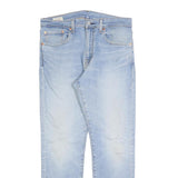 LEVI'S 512 BIG E Mens Slim Light Blue Denim Jeans W32 L30 Cotton Blend Zip