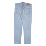 LEVI'S 512 BIG E Mens Slim Light Blue Denim Jeans W32 L30 Cotton Blend Zip