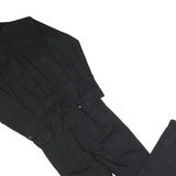 DICKIES Womens Black Cotton Blend Dungarees Slim Fit XS W36 L30 Workwear