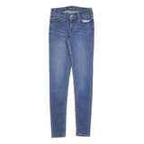 LEVI'S Womens Jeans Blue Slim Skinny Denim Light W28 L32 Stylish Casual