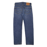 LEVI'S 505 Mens Jeans Blue Regular Straight Denim Medium W30 L27 Classic Fit Zip