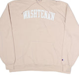 CHAMPION Womens Beige Washtenaw Pullover Hoodie XL Cotton Casual Sweatshirt