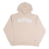 CHAMPION Womens Beige Washtenaw Pullover Hoodie XL Cotton Casual Sweatshirt