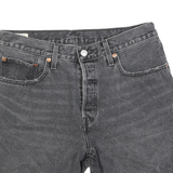 LEVI'S Womens Shorts Black Denim Casual XXS W30 Classic Fit Stylish