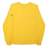 ADIDAS Mens Yellow Pride SC Graphic Long Sleeve Crew Neck T-Shirt M