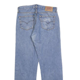 LEVI'S 501 Mens Regular Fit Straight Denim Light W34 L30 Classic Button Fly