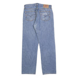 LEVI'S 501 Mens Regular Fit Straight Denim Light W34 L30 Classic Button Fly