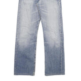 LEVI'S 501 Mens Jeans Blue Regular Straight Denim Light W26 L29 Classic Button