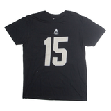 FANATIC Mens Black Graphic T-Shirt L Short Sleeve Crew Neck Sports Number 15