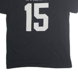 FANATIC Mens Black Graphic T-Shirt L Short Sleeve Crew Neck Sports Number 15