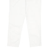 Calvin Klein Womens Slim White Denim Jeans Cotton Blend Zip W32 L26 Stylish