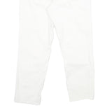 Calvin Klein Womens Slim White Denim Jeans Cotton Blend Zip W32 L26 Stylish
