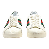 GUCCI Sneaker Trainers White Leather Womens UK 7