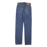 LEVI'S 501 Womens Regular Fit Straight Denim Blue Cotton Blend Button W25 L30