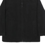 CALVIN KLEIN Mens Black Wool Blend Jacket M Wool Blend Zip Plain Stylish
