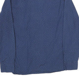 LEVI'S Mens Blue & White Polka Dot Cotton Shirt L Casual Button Down