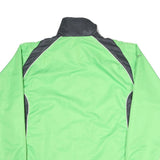 CATS Mens Green & Grey Lightweight Sport Jacket L Polyester Blend Zip Plain