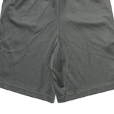 CHAMPION Mens Shorts Grey University Logo Mesh S W24 Lightweight Sportswear