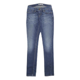 LEVI'S 524 Too Superlow Womens Jeans Blue Regular Skinny Denim Medium W24 L32