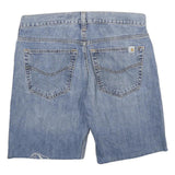 CARHARTT Mens Denim Blue Casual Shorts M W31 Loose Straight Fit Workwear