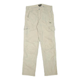 SALEWA Mens Regular Beige Trousers Polyester Blend W30 L31 Outdoor Hiking Zip