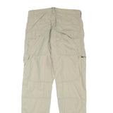 SALEWA Mens Regular Beige Trousers Polyester Blend W30 L31 Outdoor Hiking Zip