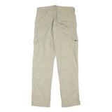 SALEWA Mens Regular Beige Trousers Polyester Blend W30 L31 Outdoor Hiking Zip