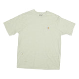 CARHARTT Mens Beige Crew Neck Short Sleeve T-Shirt XL Pocket Logo Cotton Blend